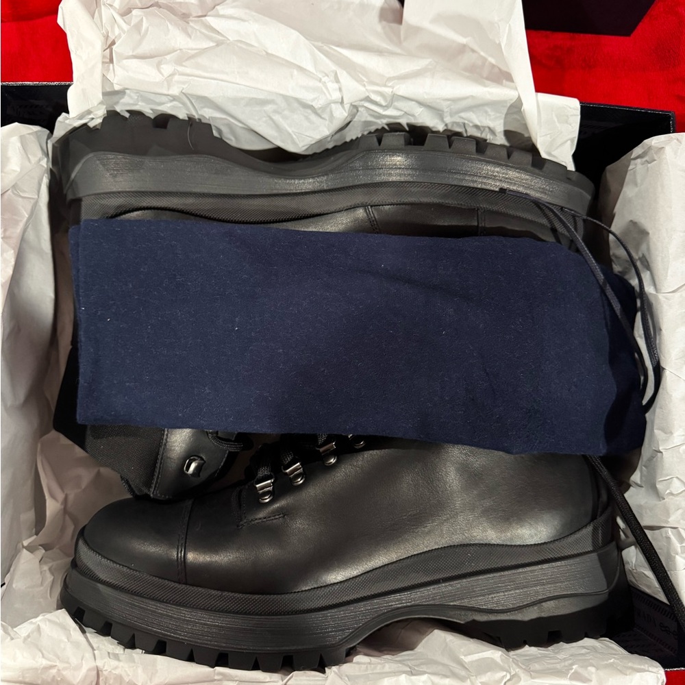 Black Tactical Boots Prada men’s - Picture 9 of 13